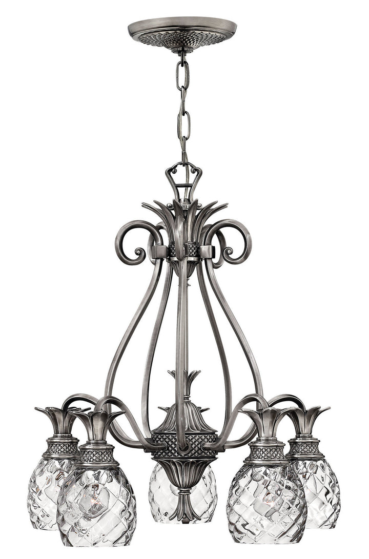 Hinkley Plantation 4885PL Chandelier Light - Polished Antique Nickel