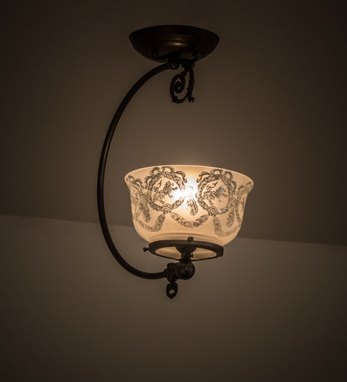 Meyda Tiffany Revival 173449 Ceiling Light - Craftsman Brown