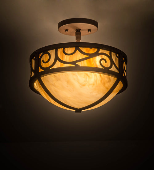 Meyda Tiffany Lilliana 173514 Ceiling Light - Cafe-Noir