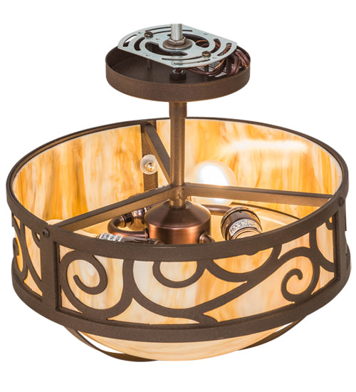 Meyda Tiffany Lilliana 173514 Ceiling Light - Cafe-Noir