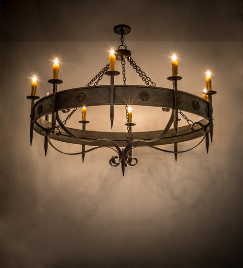 Meyda Tiffany Calandra 173532 Chandelier Light - Timeless Bronze