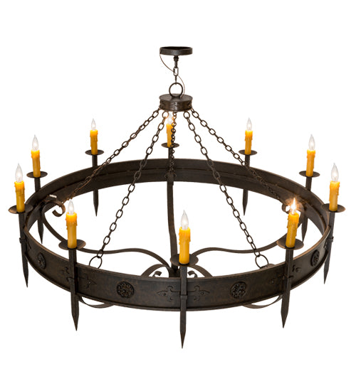 Meyda Tiffany Calandra 173532 Chandelier Light - Timeless Bronze