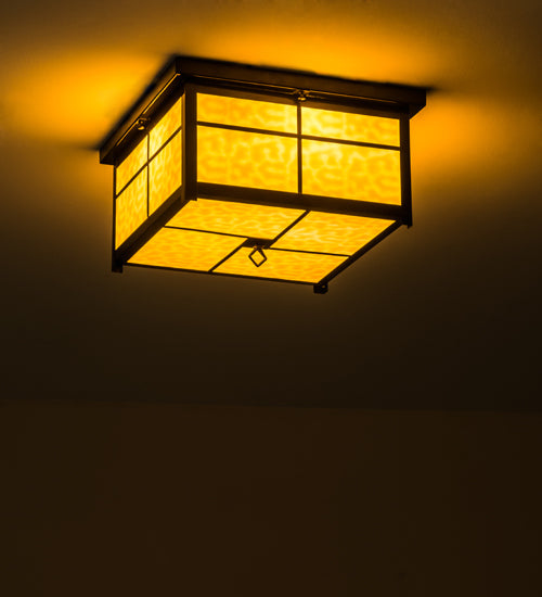 Meyda Tiffany Mission 173618 Ceiling Light - Transparent Copper