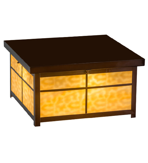 Meyda Tiffany Mission 173618 Ceiling Light - Transparent Copper