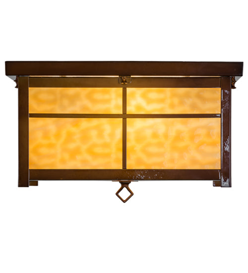 Meyda Tiffany Mission 173618 Ceiling Light - Transparent Copper