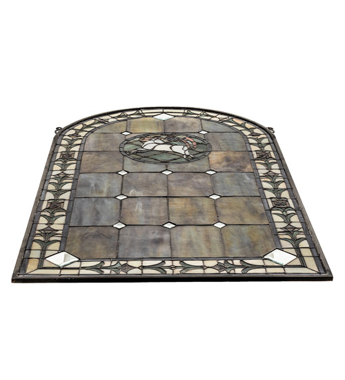 Meyda Tiffany Lighting 17367 Lamb Of God Window Mirror Bronze / Dark