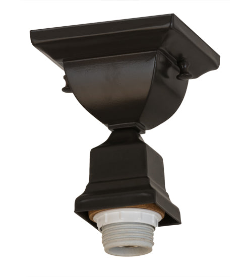Meyda Tiffany Lighting 173746 Kitzi Box Lamp Base And Fixture Hardware Utility Light Bronze / Dark