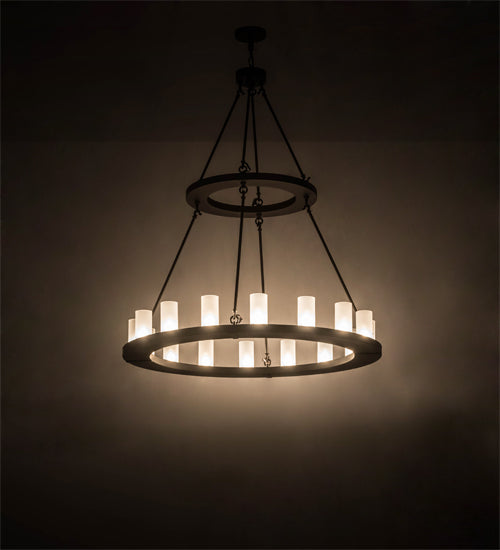 Meyda Tiffany Loxley 173814 Chandelier Light - Oil Rubbed Bronze