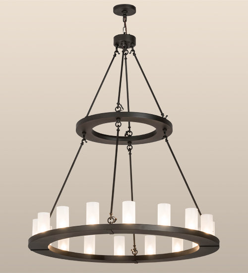 Meyda Tiffany Loxley 173814 Chandelier Light - Oil Rubbed Bronze