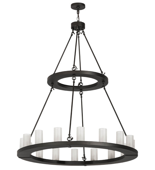 Meyda Tiffany Loxley 173814 Chandelier Light - Oil Rubbed Bronze