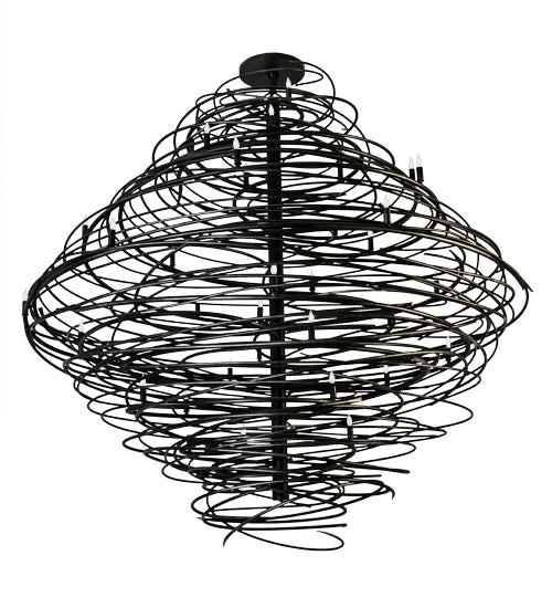 Meyda Tiffany Cyclone 173834 Chandelier Light - Timeless Bronze