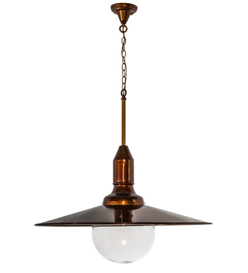 Meyda Tiffany Schotel 173885 Pendant Light - Transparent Copper