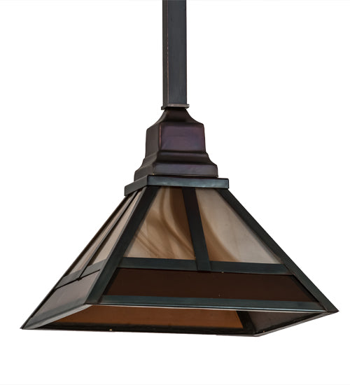 Meyda Tiffany T" Mission" 174097 Pendant Light - Antique Brass
