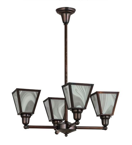 Meyda Tiffany Metro 174107 Chandelier Light - Antique Brass
