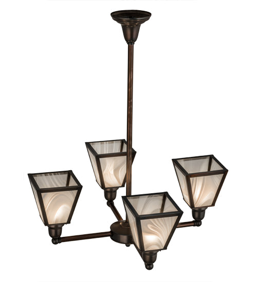 Meyda Tiffany Metro 174107 Chandelier Light - Antique Brass