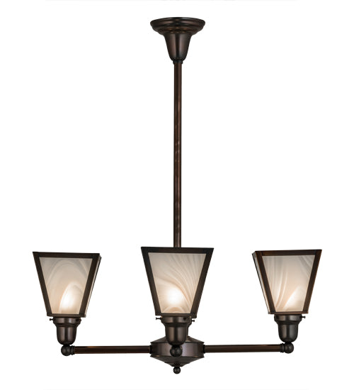 Meyda Tiffany Metro 174107 Chandelier Light - Antique Brass