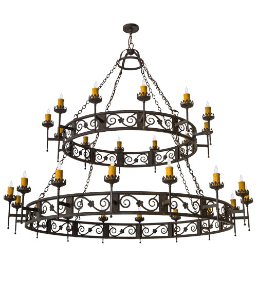 Meyda Tiffany Majella 174181 Chandelier Light - Oil Rubbed Bronze