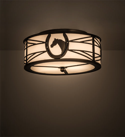 Meyda Tiffany Horseshoe 174228 Ceiling Light - Antique Copper