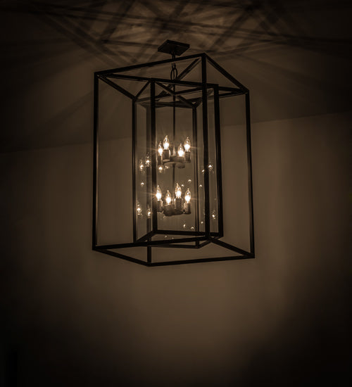 Meyda Tiffany Kitzi Box 174264 Pendant Light - Blackwash