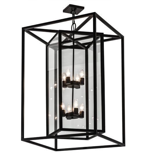 Meyda Tiffany Kitzi Box 174264 Pendant Light - Blackwash