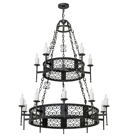 Meyda Tiffany Toscano 174330 Chandelier Light - Antique Copper