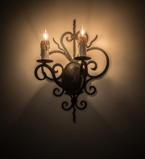 Meyda Tiffany Kenneth 174332 Wall Light - Mahogany Bronze