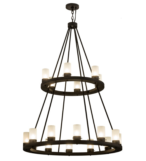 Meyda Tiffany Loxley 174738 Chandelier Light - Mahogany Bronze
