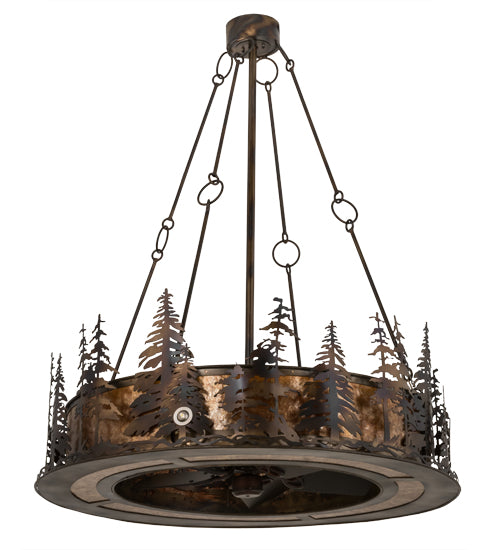 Meyda Tiffany Tall Pines 175012 Ceiling Fan - Antique Copper, Burnished