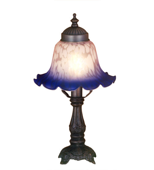 Meyda Tiffany Lighting 17507 Fluted Bell Mini Lamp Lamp Bronze / Dark