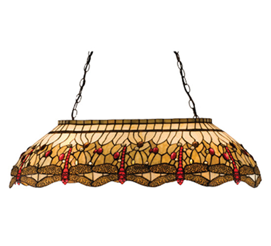Meyda Tiffany Tiffany Hanginghead Dragonfly 17508 Pendant Light - Beige Flame