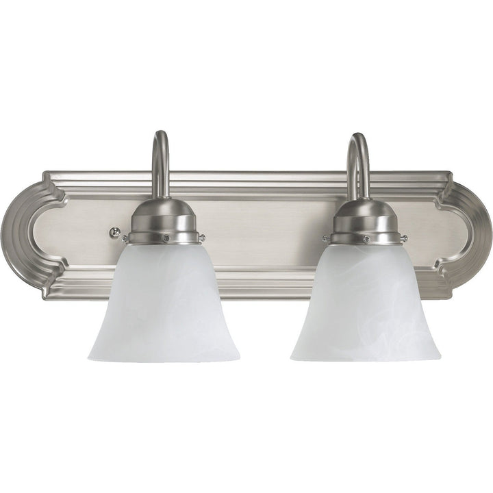 Quorum 5094 Vanities 5094-2-165 Bath Vanity Light 18 in. wide - Satin Nickel