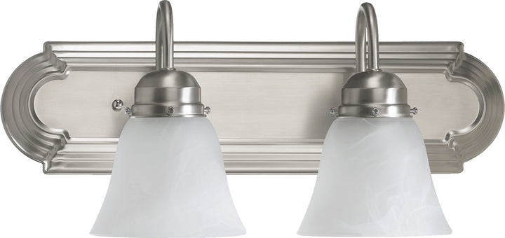 Quorum 5094 Vanities 5094-2-165 Bath Vanity Light 18 in. wide - Satin Nickel