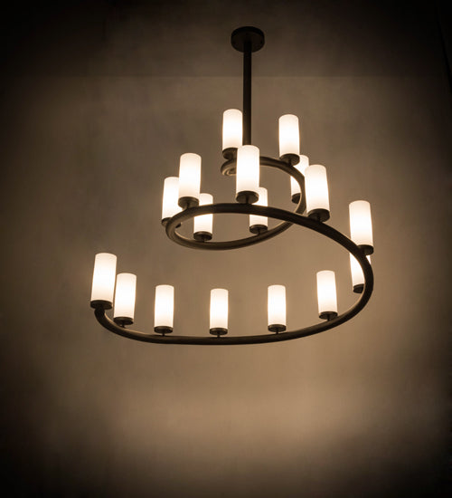 Meyda Tiffany French Horn 175259 Chandelier Light - Oil Rubbed Bronze