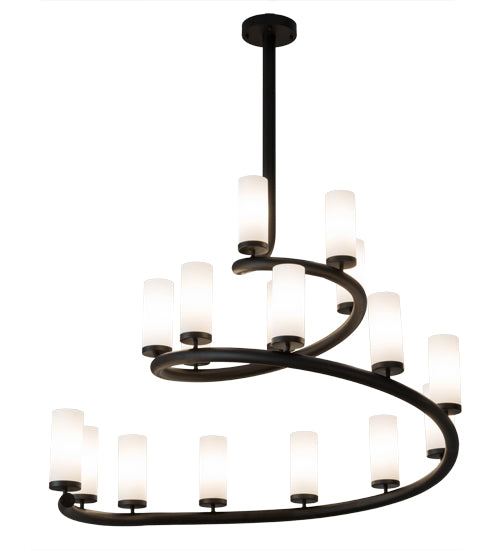 Meyda Tiffany French Horn 175259 Chandelier Light - Oil Rubbed Bronze