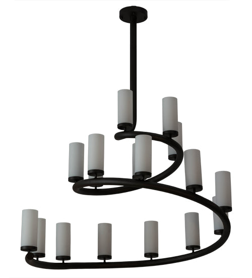 Meyda Tiffany French Horn 175259 Chandelier Light - Oil Rubbed Bronze
