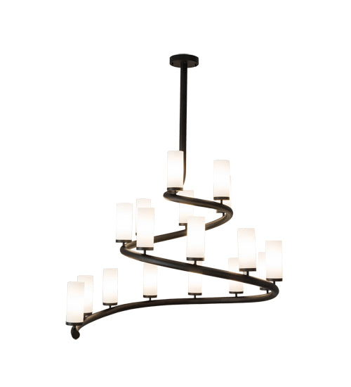Meyda Tiffany French Horn 175259 Chandelier Light - Oil Rubbed Bronze