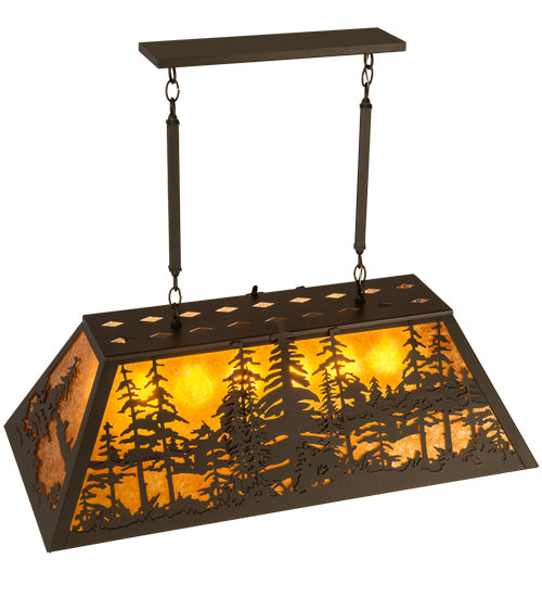 Meyda Tiffany Tall Pines 175341 Pendant Light - Wrought Iron