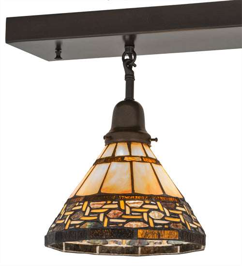 Meyda Tiffany Ilona 175529 Pendant Light - Craftsman Brown