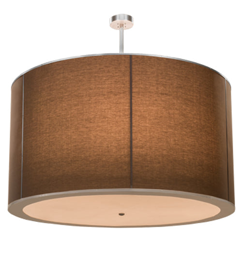 Meyda Tiffany Cilindro 175530 Pendant Light - Nickel, Mahogany Bronze