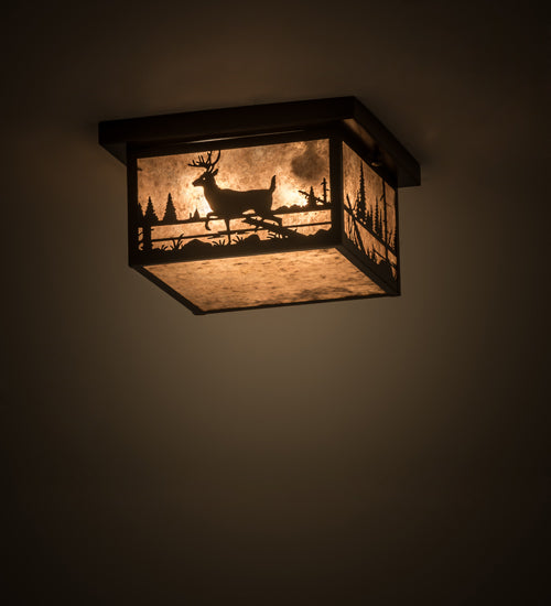 Meyda Tiffany Hyde Park 175668 Ceiling Light - Craftsman Brown