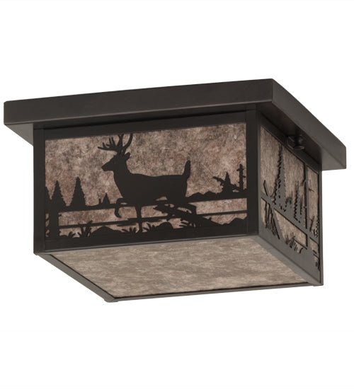 Meyda Tiffany Hyde Park 175668 Ceiling Light - Craftsman Brown