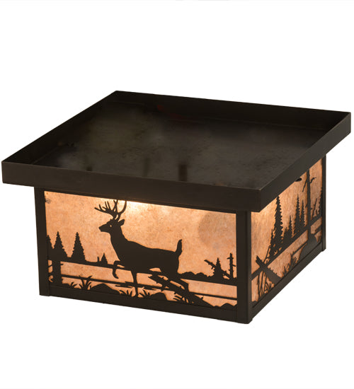 Meyda Tiffany Hyde Park 175668 Ceiling Light - Craftsman Brown