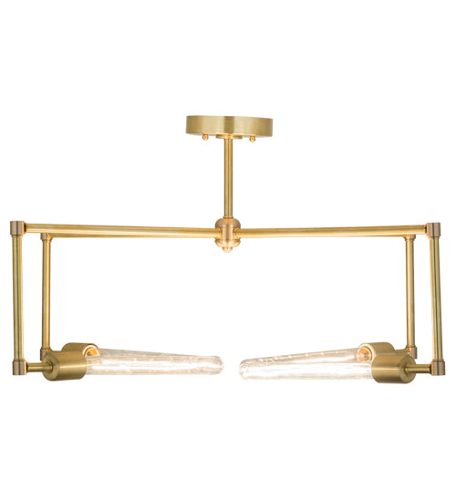 Meyda Tiffany Pronograde 175682 Ceiling Light - Satin Brass