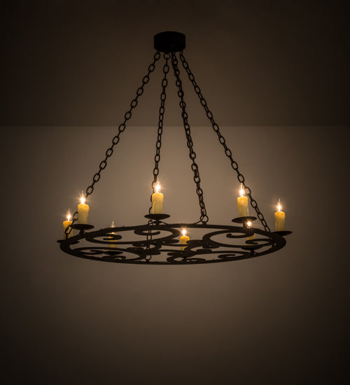 Meyda Tiffany Ashley 175708 Chandelier Light - Antique Copper