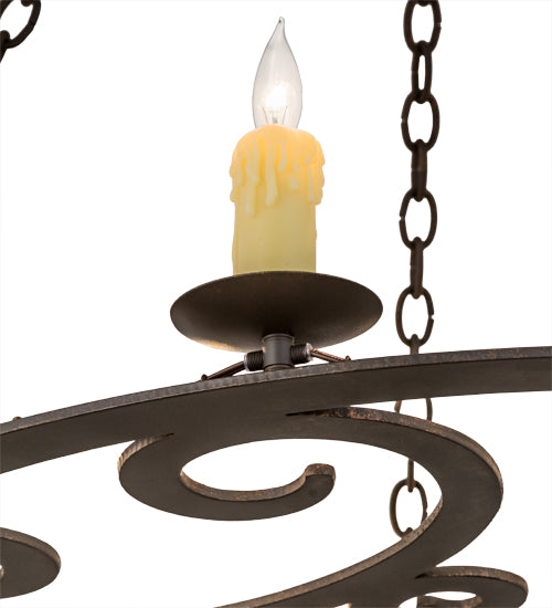 Meyda Tiffany Ashley 175708 Chandelier Light - Antique Copper