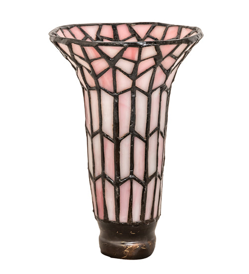 Meyda Tiffany Lighting 17570 Stained Glass Pond Lily Shade Lamp Shade Bronze / Dark