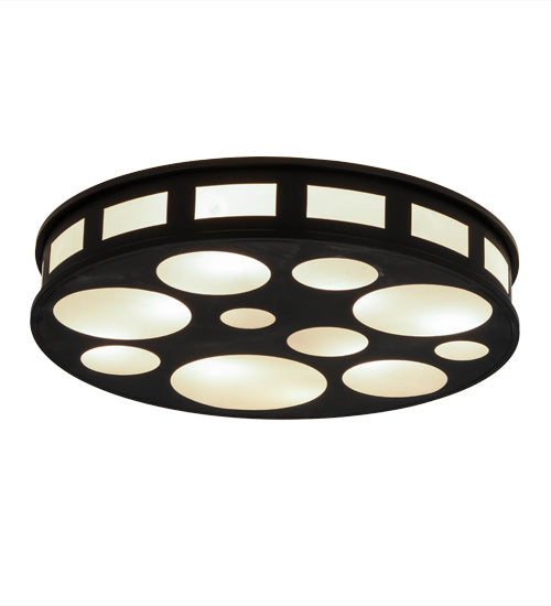 Meyda Tiffany Geo 175885 Ceiling Light - Craftsman Brown