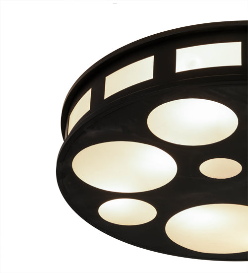 Meyda Tiffany Geo 175885 Ceiling Light - Craftsman Brown