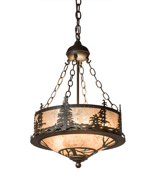 Meyda Tiffany Tall Pines 175906 Pendant Light - Oil Rubbed Bronze