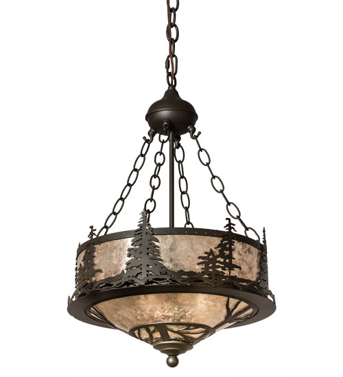 Meyda Tiffany Tall Pines 175906 Pendant Light - Oil Rubbed Bronze